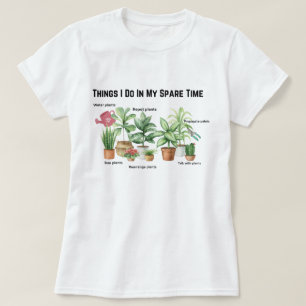 Camiseta Cosas que hago en mi tiempo libre, regalo de mamá