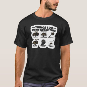 Camiseta Cosas Que Hago En Mis Agricultores De Tractores De