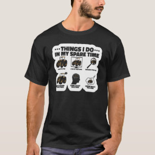 Camiseta Cosas Que Hago En Mis Agricultores De Tractores De