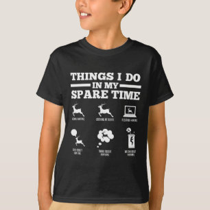 Camiseta Cosas Que Hago En Mis Depósitos De Tiempo Libre