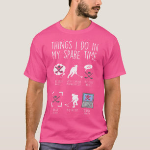 Camiseta Cosas que me ahorran tiempo de deporte divertida d