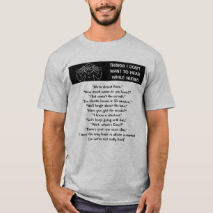 Camiseta Cosas que no quiero escuchar mientras hago senderi