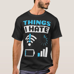 Camiseta Cosas Que Odio Al Programador Gamer Computadora Ne