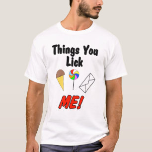 Camiseta Cosas que usted se lame