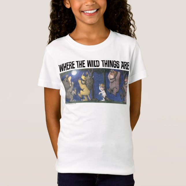 Camiseta Cosas salvajes y baile máx. a la luz de la luna (Anverso)