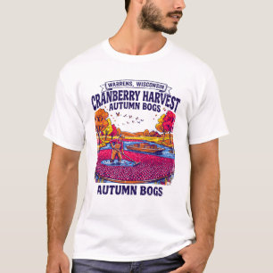 Camiseta Cosecha de Arándanos Pantanos de Otoño Warrens Wis