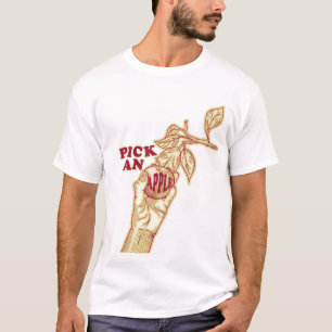 Camiseta Cosecha de huertos de recogida de manzana