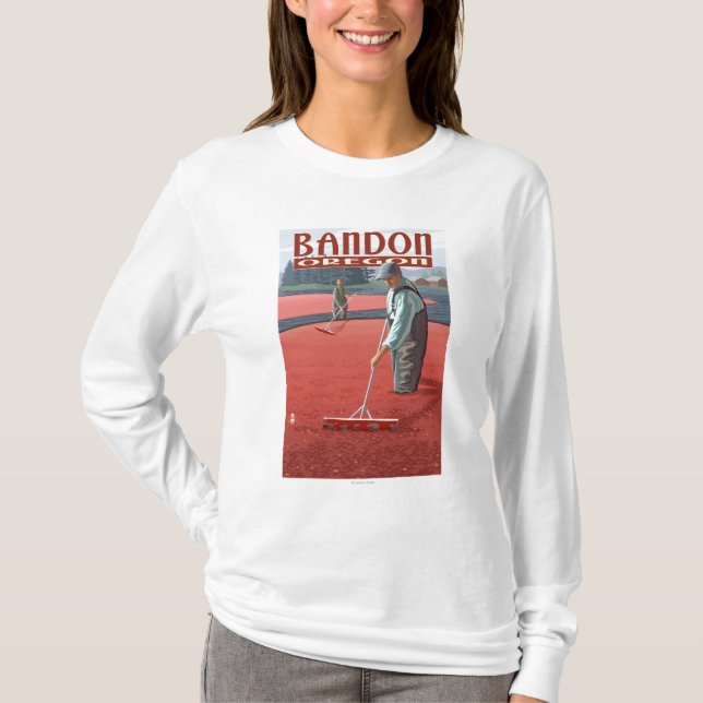 Camiseta Cosecha de los pantanos del arándano - Bandon, (Anverso)