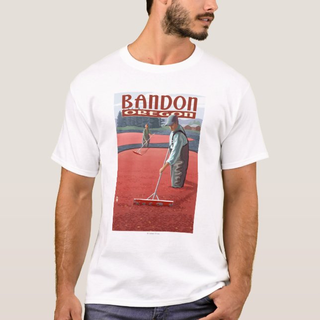 Camiseta Cosecha de los pantanos del arándano - Bandon, (Anverso)