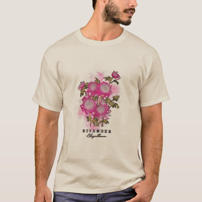 Camiseta Cosecha de Noviembre: Cosmos diseños de otoño para (Anverso)