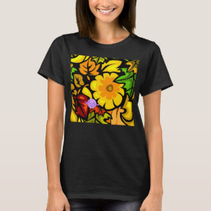 Camiseta Cosecha de otoño Bella Relajada Ajustar 3/4 Slv VN