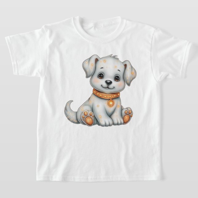 Camiseta Cosecha de Otoño Cachorro Adorable (Distribución)