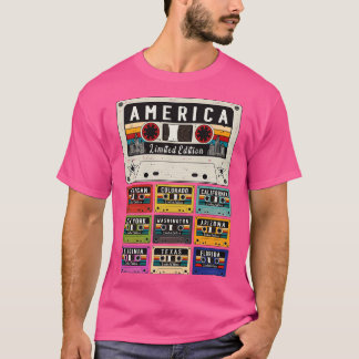 Camiseta cosecha del estado de Estados Unidos