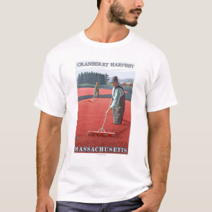 Camiseta Cosecha del pantano de MassachusettsCranberry