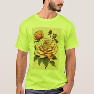 Camiseta Cosecha en flor: Rosa de Acción de Gracias y Elega