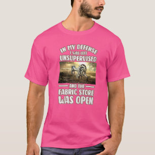 Camiseta Cosecha para mujeres Tela Crazy Quilt Lady Craft 1
