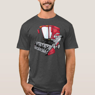 Camiseta Cosechadora Agricultor Tractor Granja Agricultura