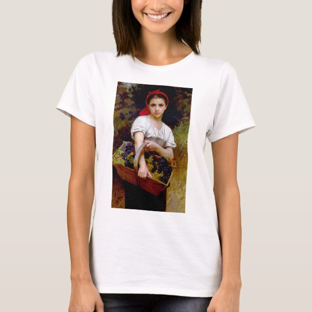 Camiseta Cosechadora, Bouguereau (Anverso)