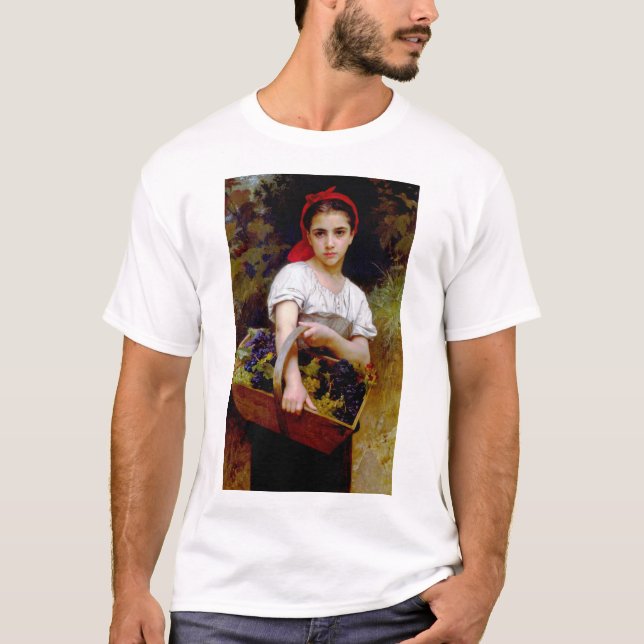Camiseta Cosechadora, Bouguereau (Anverso)