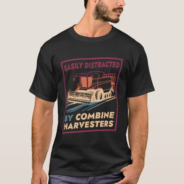 Camiseta Cosechadora de granjeros (Anverso)