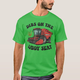 Camiseta Cosechadora Dibs en el Asiento de Compañero Bebé N