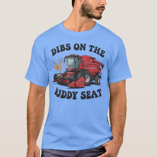 Camiseta Cosechadora Dibs En El Asiento Del Compañero