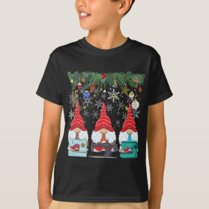Camiseta Cosechando gnomas Quilatando gnomías navideñas - Q