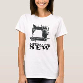Camiseta Coser - Con Licencia Para Sew