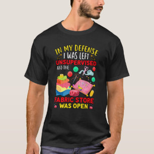 Camiseta Coser para tela de mujer Craft señora quilt loco 1