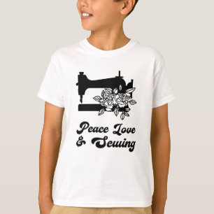 Camiseta Coser - Paz Amor y Costura