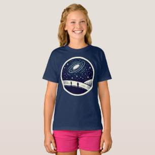 Camiseta Cosmal Minimalista universal de contemplación