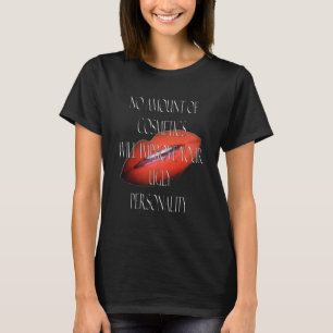 Camiseta Cosméticos y labios