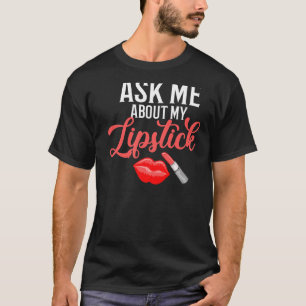 Camiseta Cosmetóloga de artistas de labios rojos