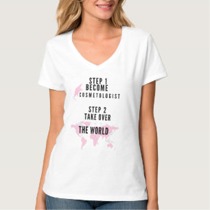 Camiseta Cosmetologista Graduado de la Escuela de Cosmetolo
