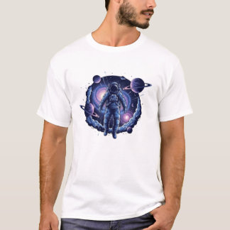 Camiseta Cosmic Astronaut T-Shirt | Surreal Galaxy Space 