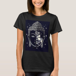 Camiseta Cosmic Buddha Mind - Zen Nebula Enlightenment Spir