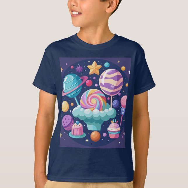 Camiseta Cosmic Candy Wonderland (Anverso)