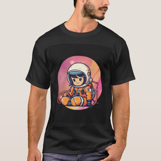 Camiseta Cosmic Cutie - Pequeña aventura astronauta (Anverso)