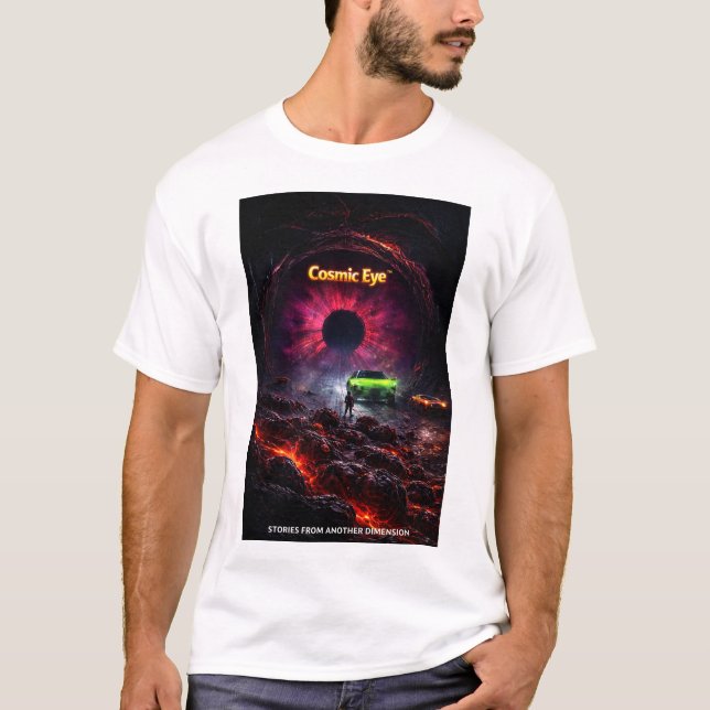 Camiseta Cosmic Eye™ — “Historias de Otra Dimensión” (Anverso)