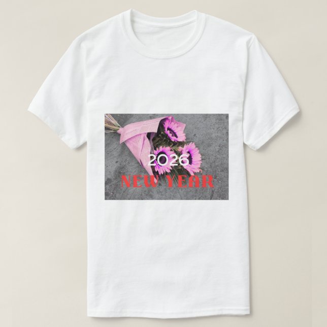 Camiseta Cosmic Flower Galaxy Nature  (Diseño del anverso)