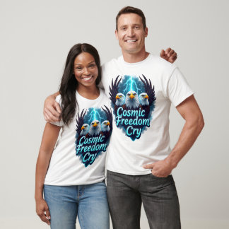 Camiseta Cosmic Freedom Cry — Triple Eagle Lightning Tee