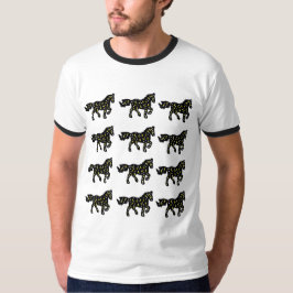 Camiseta Cosmic Horse Pattern – Space Stars Galaxy Horse De