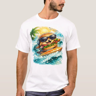 Camiseta Cosmic Island Burger | Arte divertido de