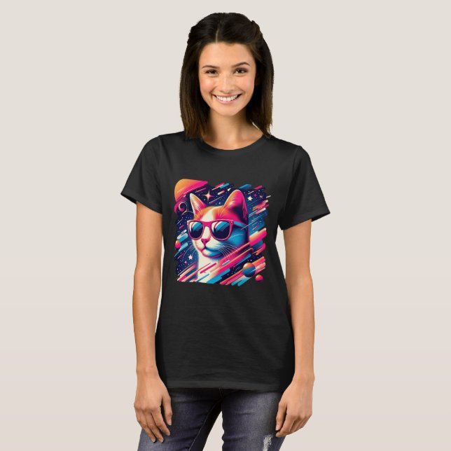 Camiseta Cosmic Kitten (Anverso completo)