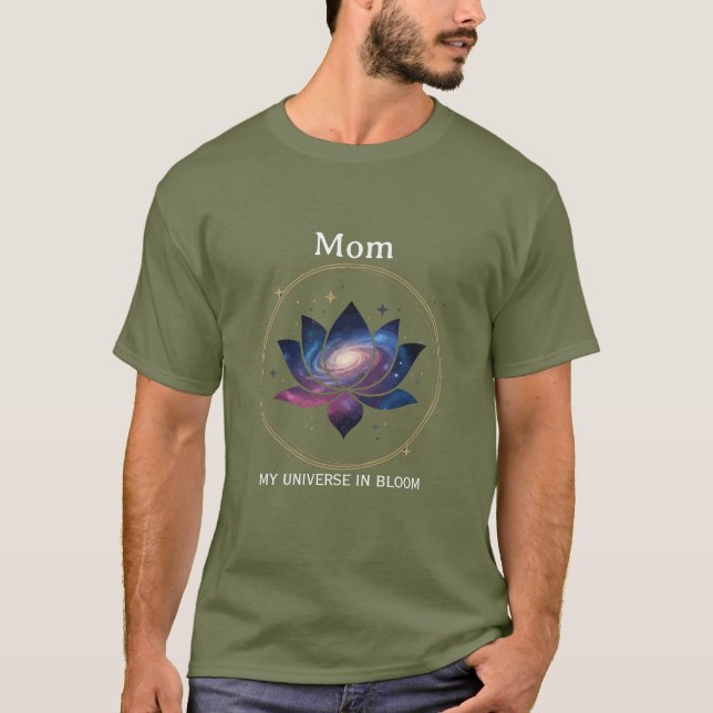 Camiseta Cosmic Lotus Flower Mom Bloom (Anverso)