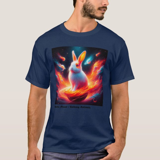 Camiseta Cosmic Mood: Galaxy Animals Tshirt #7 (Anverso)