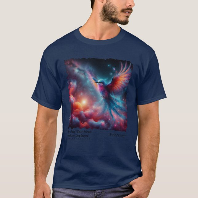 Camiseta Cosmic Mood: Galaxy Animals Tshirt #8 (Anverso)