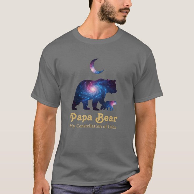 Camiseta Cosmic Papa Bear & Cub (Anverso)