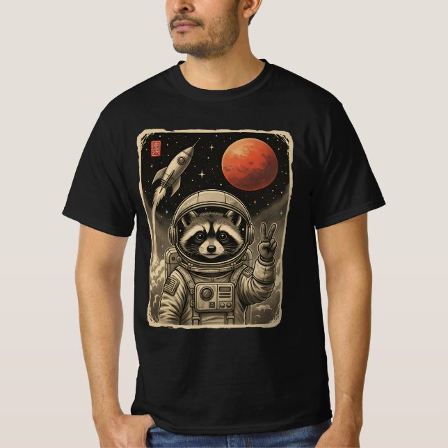 Camiseta Cosmic Peacekeeper: The Selfie-Taking Astronaut (Anverso)