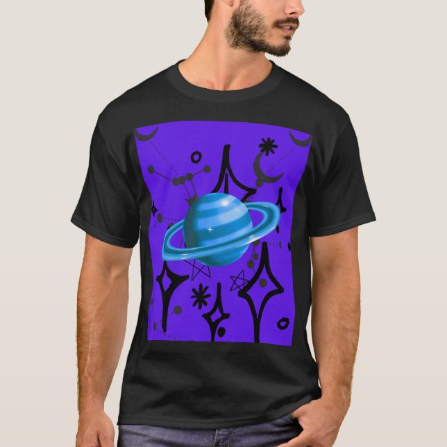 CAMISETA COSMIC PLANET GRAPHIC ART (Anverso)